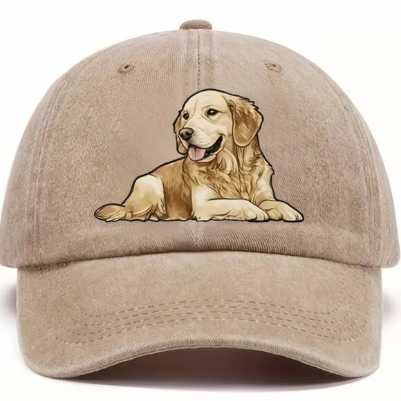 Dog Washed Adjustable Baseball Cap - Picture 1 of 6